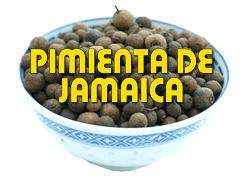 La pimienta de Jamaica, se trata de una de las tres aportaciones a las especias del llamado nuevo mundo. Se la conoce por varios nombres tales como pimienta gorda, pimienta guayabita, pimienta dulce, pimienta inglesa o malagueta. En inglés es conocida por ‘allspice’